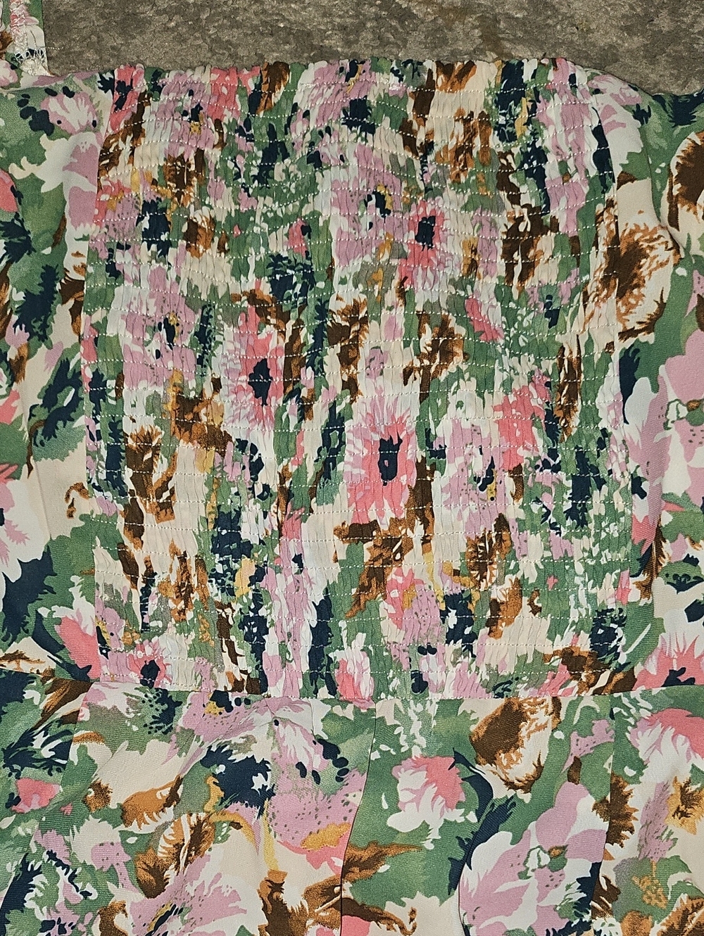 ASTR Floral Tie-Front Pink Midi Dress Large - Picture 11 of 16